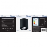 Светильник потолочный Feron ML179 под лампу MR16 max 35W 230V GU10 черный