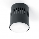 Светильник потолочный Feron HL349 12W, 230V GX53 с LED подсветкой 1W 4000K черный IP20 корпус металл