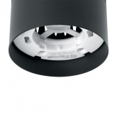 Светильник потолочный Feron HL349 12W, 230V GX53 с LED подсветкой 1W 4000K черный IP20 корпус металл