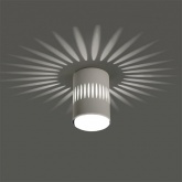 Светильник потолочный Feron HL349 12W, 230V, GX53 с LED подсветкой 1W 4000K белый IP20 корпус металл