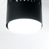 Светильник потолочный Feron HL352 GX53 230V с LED подсветкой 1W 4000K черный IP20 корпус металл