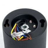 Светильник потолочный Feron HL352 GX53 230V с LED подсветкой 1W 4000K черный IP20 корпус металл