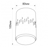 Светильник потолочный Feron HL350 12W, 230V, GX53 с LED подсветкой 1W 4000K белый IP20 корпус металл