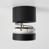 Светильник потолочный Feron HL353 под лампу GX53 max 12W 230V черный IP20 алюминиевый корпус