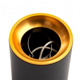 Светильник потолочный накладной Feron ML175 под лампу MR16 max 35W 220V, черный, золото