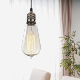 Светильник подвесной ЭРА PL13 E27 - 9 GB цоколь Е27, провод 1 м, цвет медь