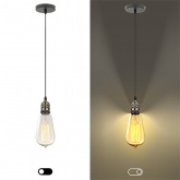 Светильник подвесной ЭРА PL13 E27 - 9 GB цоколь Е27, провод 1 м, цвет медь