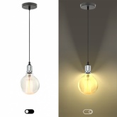 Светильник подвесной ЭРА PL13 E27 - 8 CH , цоколь Е27, провод 1 м, цвет хром