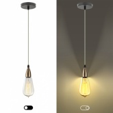 Светильник подвесной ЭРА PL13 E27 - 7 BR, цоколь Е27, провод 1 м, цвет медь