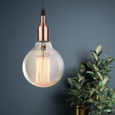 Светильник подвесной ЭРА PL13 E27 - 6 RC, цоколь Е27, провод 1 м, цвет медь