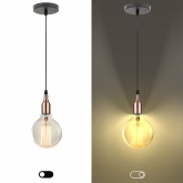 Светильник подвесной ЭРА PL13 E27 - 6 RC, цоколь Е27, провод 1 м, цвет медь