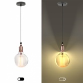 Светильник подвесной ЭРА PL13 E27 - 4 RG, цоколь Е27, провод 1 м, цвет розовое золото