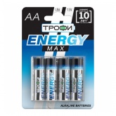 Батарейка Трофи AA LR6 Energy Max Alkaline (упаковка 4 шт) 5055945508253