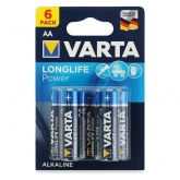 Батарейка Varta AA Longlife LR6 (упаковка 6 шт) 04106101436