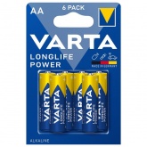 Батарейка Varta AA Longlife Power LR6 (упаковка 6 шт) 04906121446