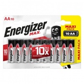 Батарейка Energizer AA MAX LR6 E91 (упаковка 10 шт)