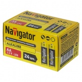 Батарейка AA Navigator 14 060 NBT-NPE-LR6 (упаковка 24 шт)