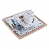 Розетка информационная Intro RJ45 Solo, сосна 4-303-11