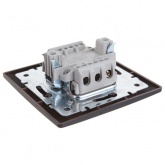 Выключатель Intro 10А-250В Solo, антрацит 4-101-05