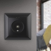 Розетка TV Intro одиночная Solo, антрацит 4-301-05