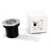 Светодиодный светильник тротуарный SP2801 3W 3000K AC12-24V D100xH80mm, внутренний диаметр 70mm IP67