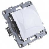 Выключатель ЭРА 10АХ-250В IP20 Elegance белый 14-1101-01