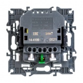 Розетка ЭРА 2P+E 16A 250В со шторками автозажим с 2xUSB тип А 5В 3А Elegance, белый 14-4109-01