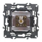 Розетка ЭРА TV одиночная IP20 Elegance белый 14-3101-01