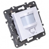 Датчик движения 2-проводной ЭРА 180-240В 200Вт IP20 Elegance белый 14-4103-01