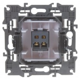 Розетка аудио ЭРА IP20 Elegance белый 14-3111-01