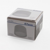 Светильник потолочный Feron HL359 под лампу GX53 max 12W 230V белый IP20 D85*H55mm