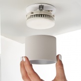 Светильник потолочный Feron HL359 под лампу GX53 max 12W 230V белый IP20 D85*H55mm