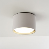 Светильник потолочный Feron HL359 под лампу GX53 max 12W 230V белый IP20 D85*H55mm