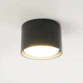 Светильник потолочный Feron HL359 под лампу GX53 max 12W 230V черный IP20 D85*H55mm