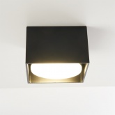 Светильник потолочный Feron HL360 под лампу GX53 max 12W 230V черный IP20 85*85*55mm