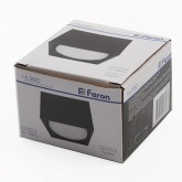 Светильник потолочный Feron HL360 под лампу GX53 max 12W 230V черный IP20 85*85*55mm