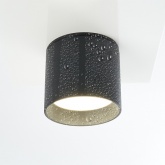 Светильник потолочный Feron HL363 под лампу GX53 max 12W 230V черный IP44 D82*H75mm