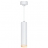 Светильник потолочный на подвесе Feron ML1708 MR16 max 35W 230V GU10 белый IP20 D55*H200