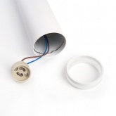 Светильник потолочный на подвесе Feron ML1708 MR16 max 35W 230V GU10 белый IP20 D55*H200