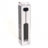 Светильник потолочный на подвесе Feron ML1708 MR16 max 35W 230V GU10 черный IP20 D55*H200