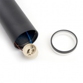 Светильник потолочный на подвесе Feron ML1708 MR16 max 35W 230V GU10 черный IP20 D55*H200