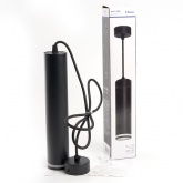 Светильник потолочный на подвесе Feron ML1708 MR16 max 35W 230V GU10 черный IP20 D55*H280