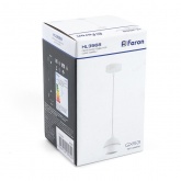 Светильник потолочный на подвесе Feron HL3568 под лампу GX53 max 15W 230V белый IP20 D90*H80