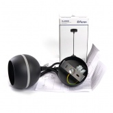 Светильник потолочный на подвесе Feron HL3568 под лампу GX53 max 15W 230V черный IP20 D90*H80