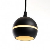 Светильник потолочный на подвесе Feron HL3568 под лампу GX53 max 15W 230V черный IP20 D90*H80