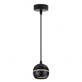 Светильник потолочный на подвесе Feron HL3568 под лампу GX53 max 15W 230V черный IP20 D90*H80