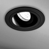 Светильник встраиваемый Feron DL2811 потолочный MR16 G5.3 черный IP20 круг D92x25mm