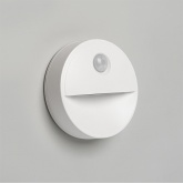 Светильник Feron FN1221 с датчиком движения и освещенности 2LED 0,5W 3хAAA IP20 круг 72x72x25mm