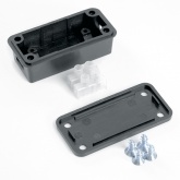 Коннектор соединительный Feron LD271 для Белт-лайт, (на 2 жилы) черный IP44 60x30x20mm