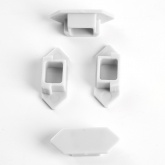 Заглушка Feron LD354 без отверстия для профиля CAB272 (комплект 4шт)